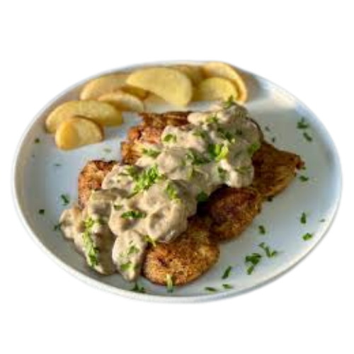 Mantarlı Soslu Tavuk